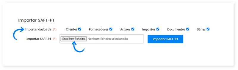Como importar dados a partir de um ficheiro SAF-T(PT) para o Moloni 2